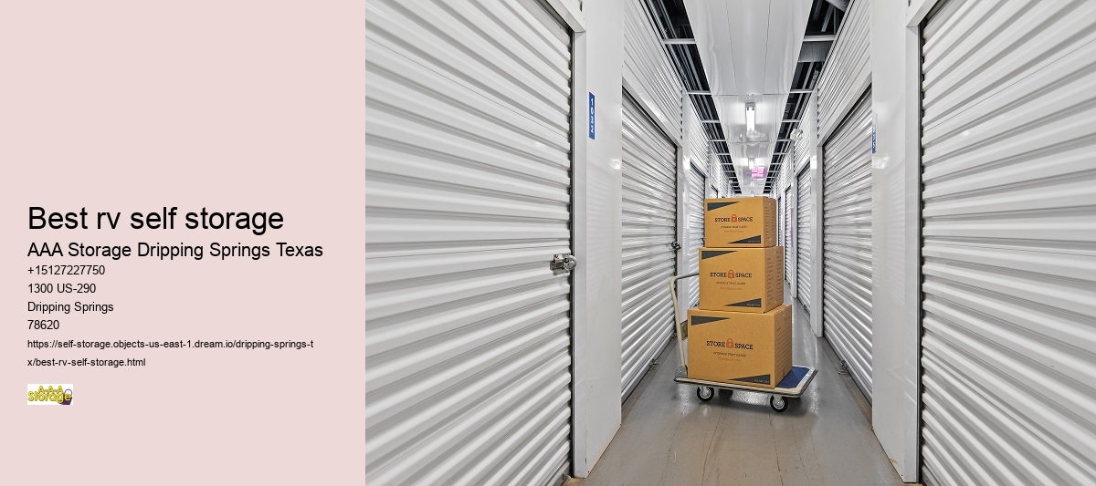 climate controlled storage facility Dripping Springs