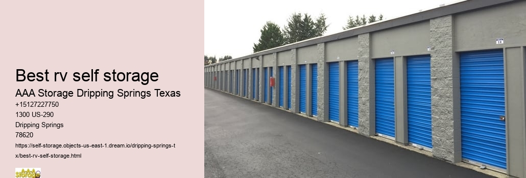 drive-up self storage facilities Dripping Springs