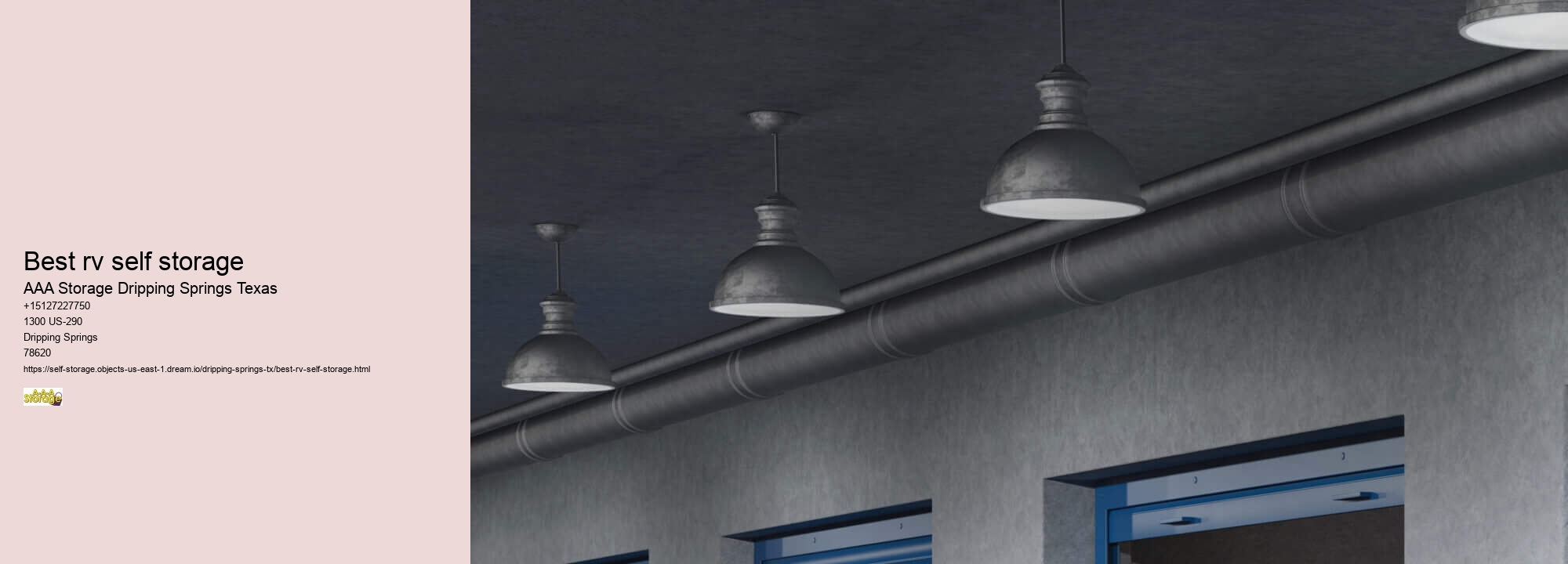 climate controlled storage unit near Dripping Springs