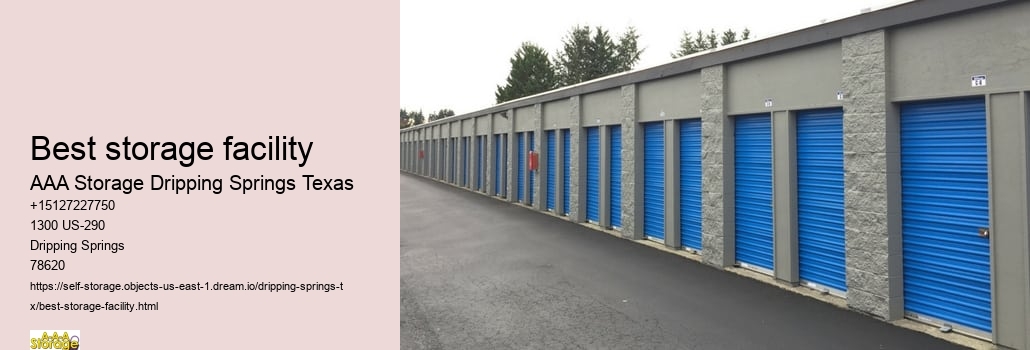self storage facilities Dripping Springs