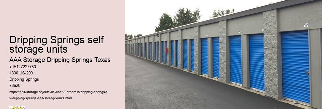 storage units