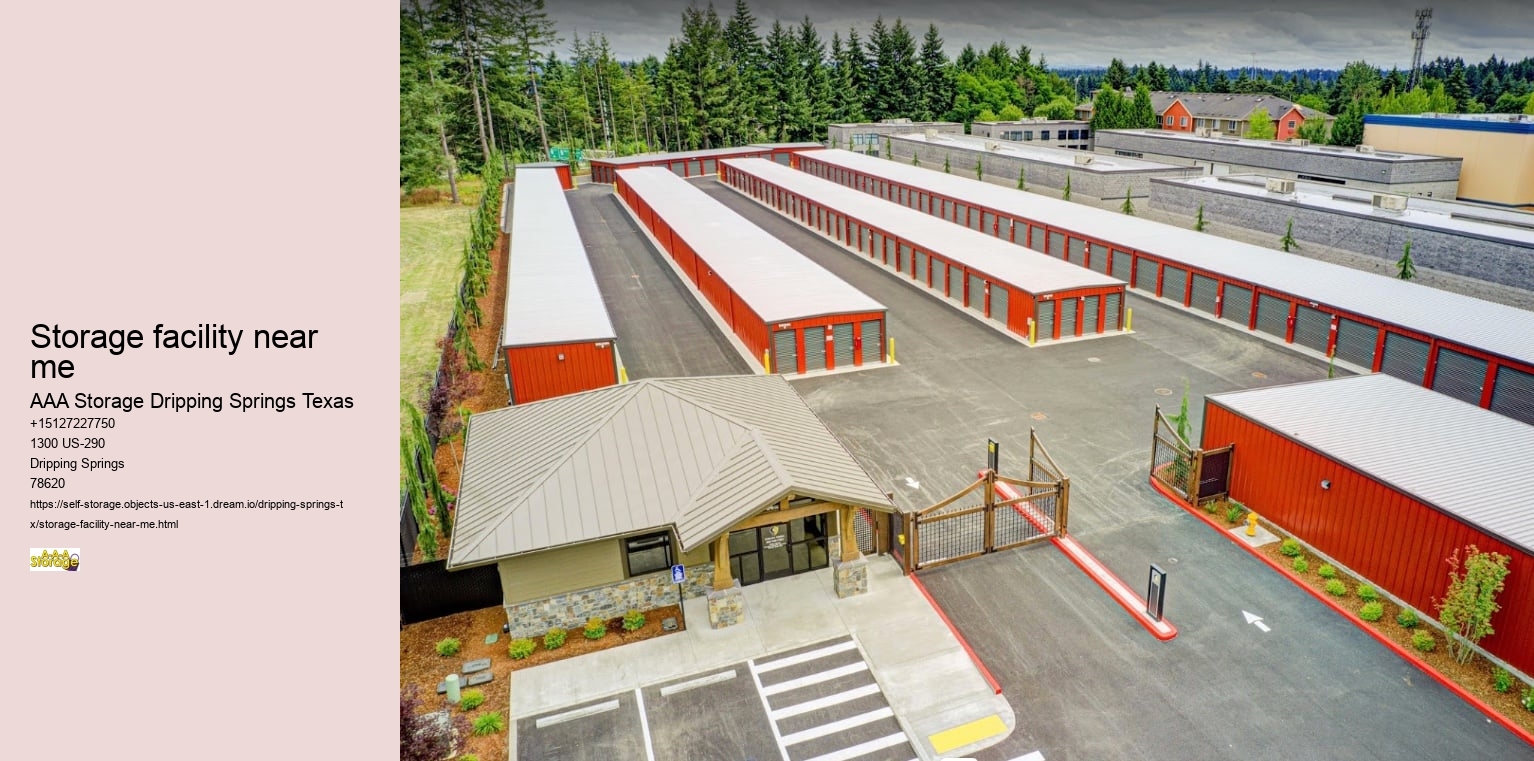 drive-up storage facilities near Dripping Springs