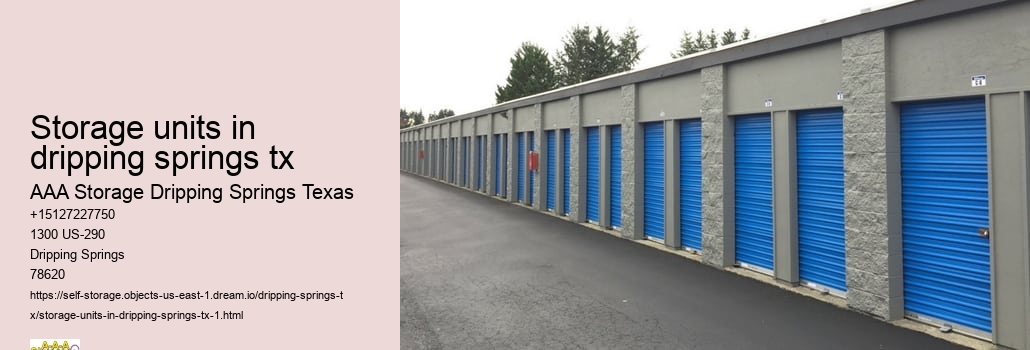 storage units Dripping Springs